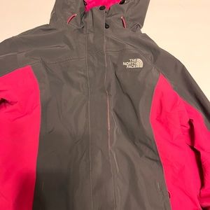 The North Face Hyvent Winter Ski Snow Hood Fleece snowboard Jacket SHELL